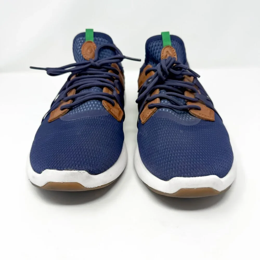Olukai Mio Li Sneakers Men's 11 Navy Bamboo 10440-548Z Comfort Casual Shoes - Picture 3 of 12